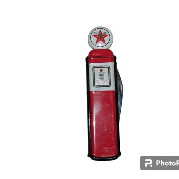 Franklin Mint Collector Knife, Texaco Gas Pump, With Padded Pouch
